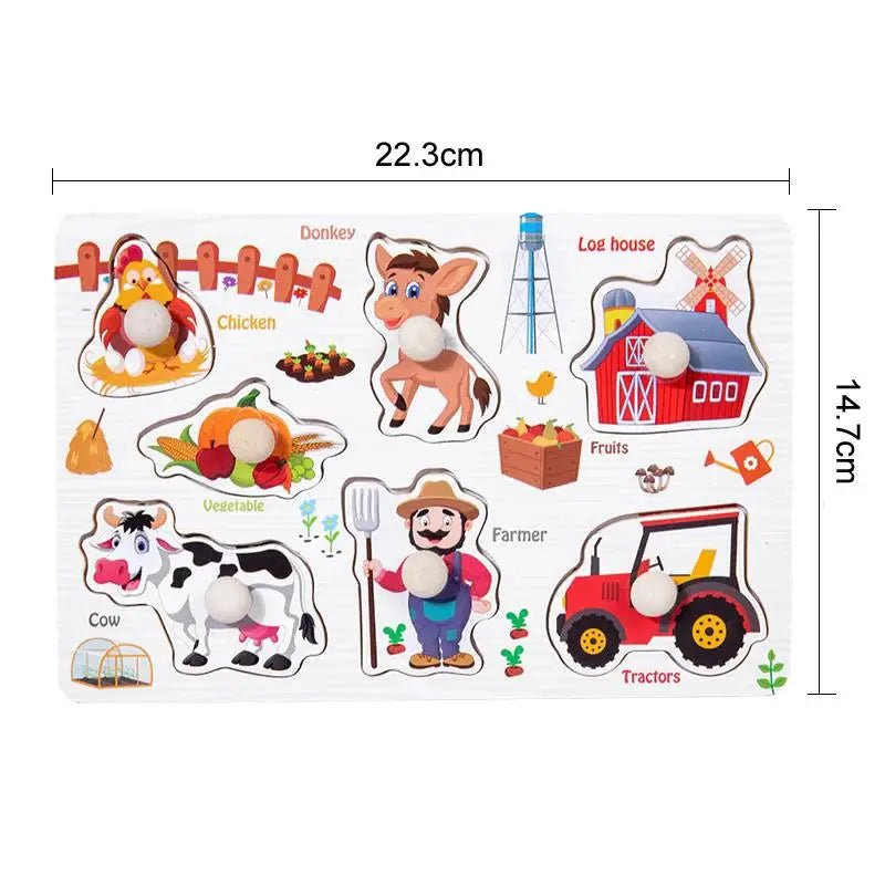 GRIPPLAY – Montessori-Greifbrett-Puzzle zur Förderung der Feinmotorik 9
