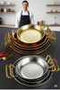 STEELCHEF – Hammerschlag-Edelstahltopf für Pfannen, Saucen & Vielseitiges Kochen