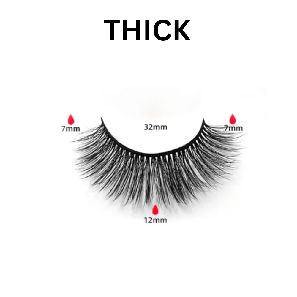 GLAMESSA – Pestañas autoadhesivas reutilizables para un look perfecto