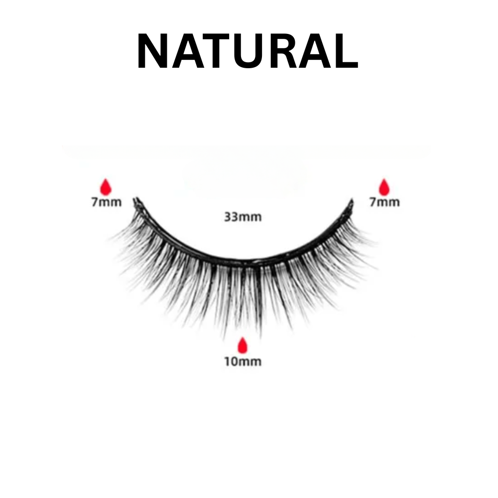 GLAMESSA – Pestañas autoadhesivas reutilizables para un look perfecto
