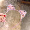 GLAMTIARA – Bandeau pailleté avec oreilles de chat pour des styles glamour