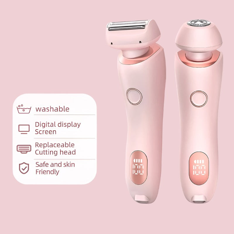 Glidease – Rasoir électrique pour hommes avec LED et rasage de précision doux pour la peau