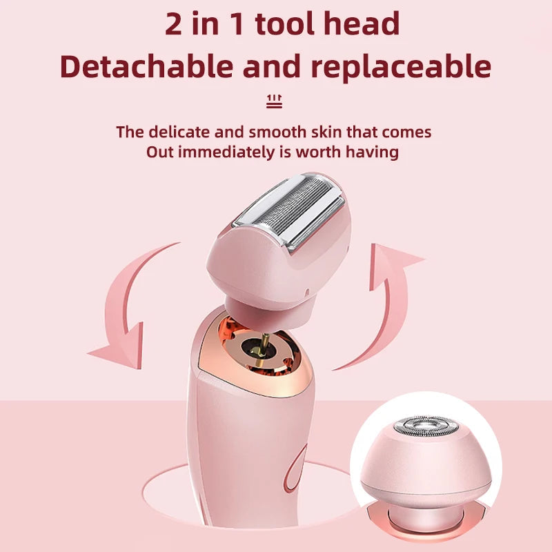 Glidease – Rasoir électrique pour hommes avec LED et rasage de précision doux pour la peau
