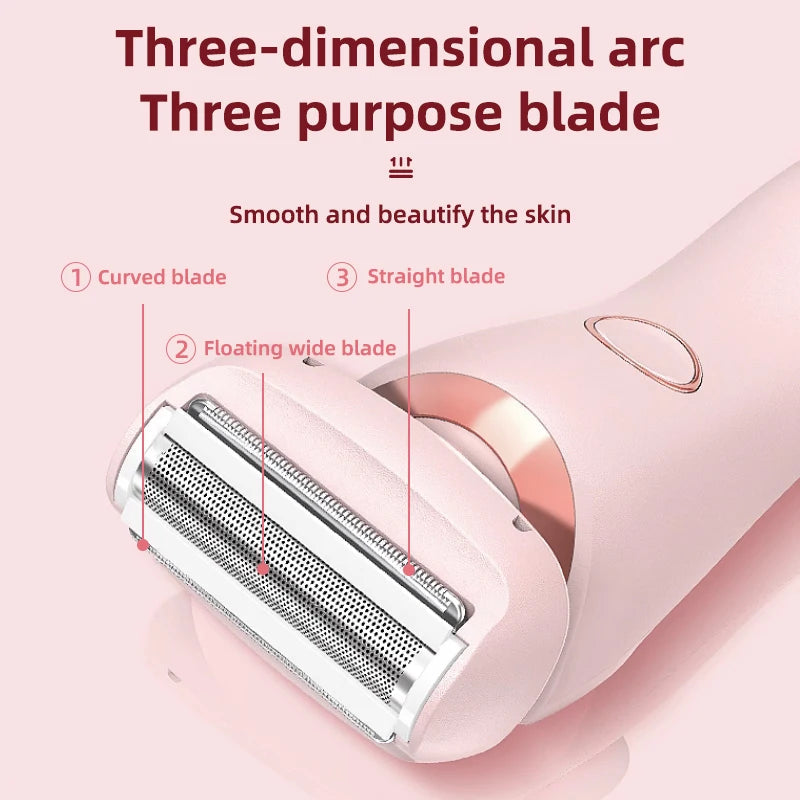 Glidease – Rasoir électrique pour hommes avec LED et rasage de précision doux pour la peau