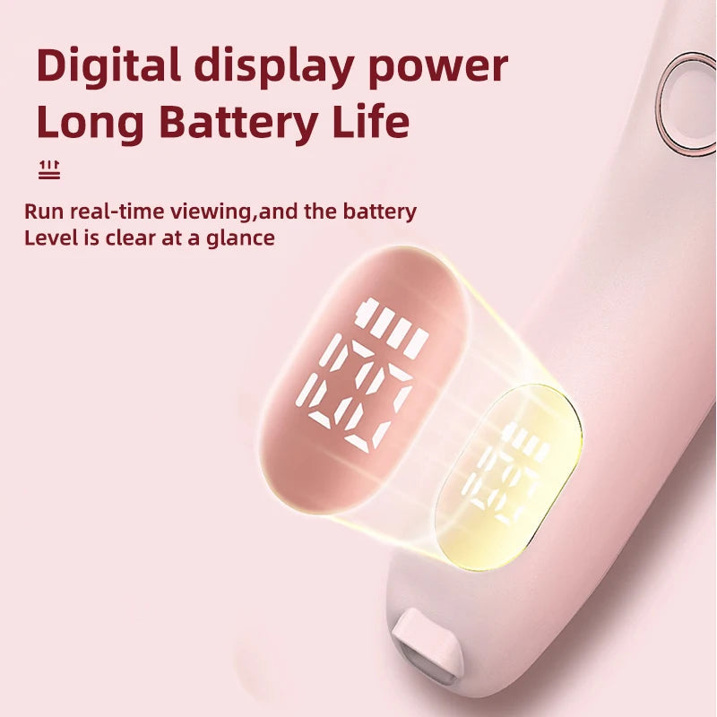Glidease – Rasoir électrique pour hommes avec LED et rasage de précision doux pour la peau