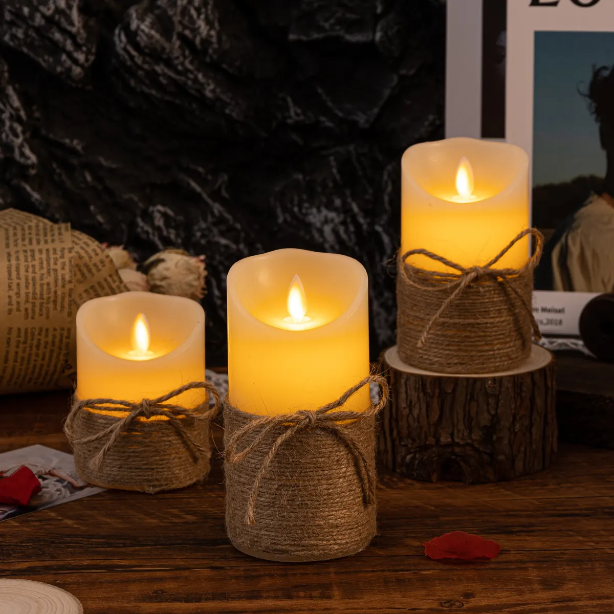 GlowFlicker – LED-Kerzen mit Flackereffekt in verschiedenen Designs