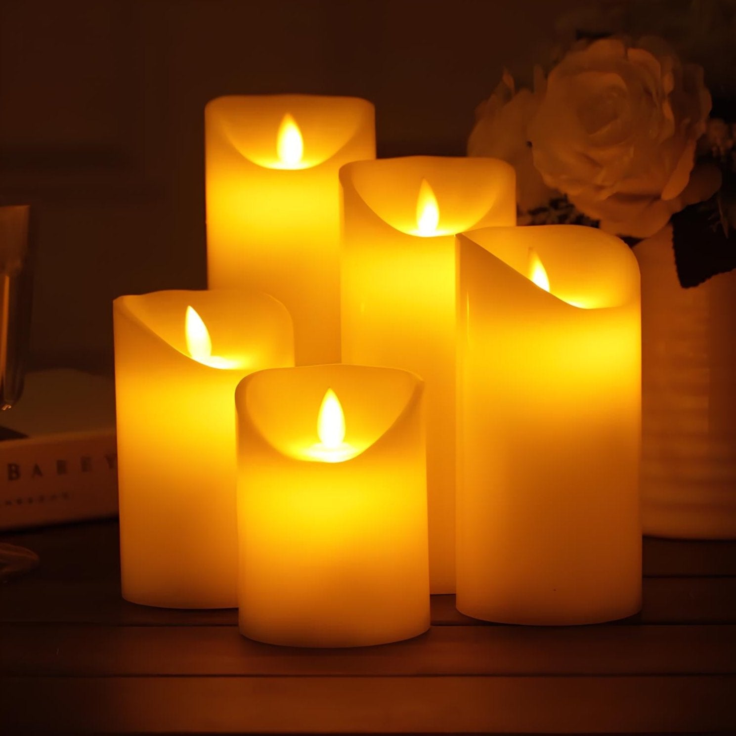 GlowFlicker – LED-Kerzen mit Flackereffekt in verschiedenen Designs
