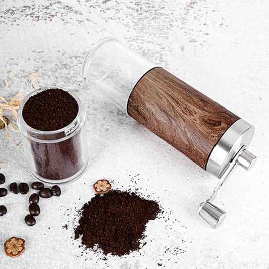 GrindMate – Molino de café portátil de madera para café y especias