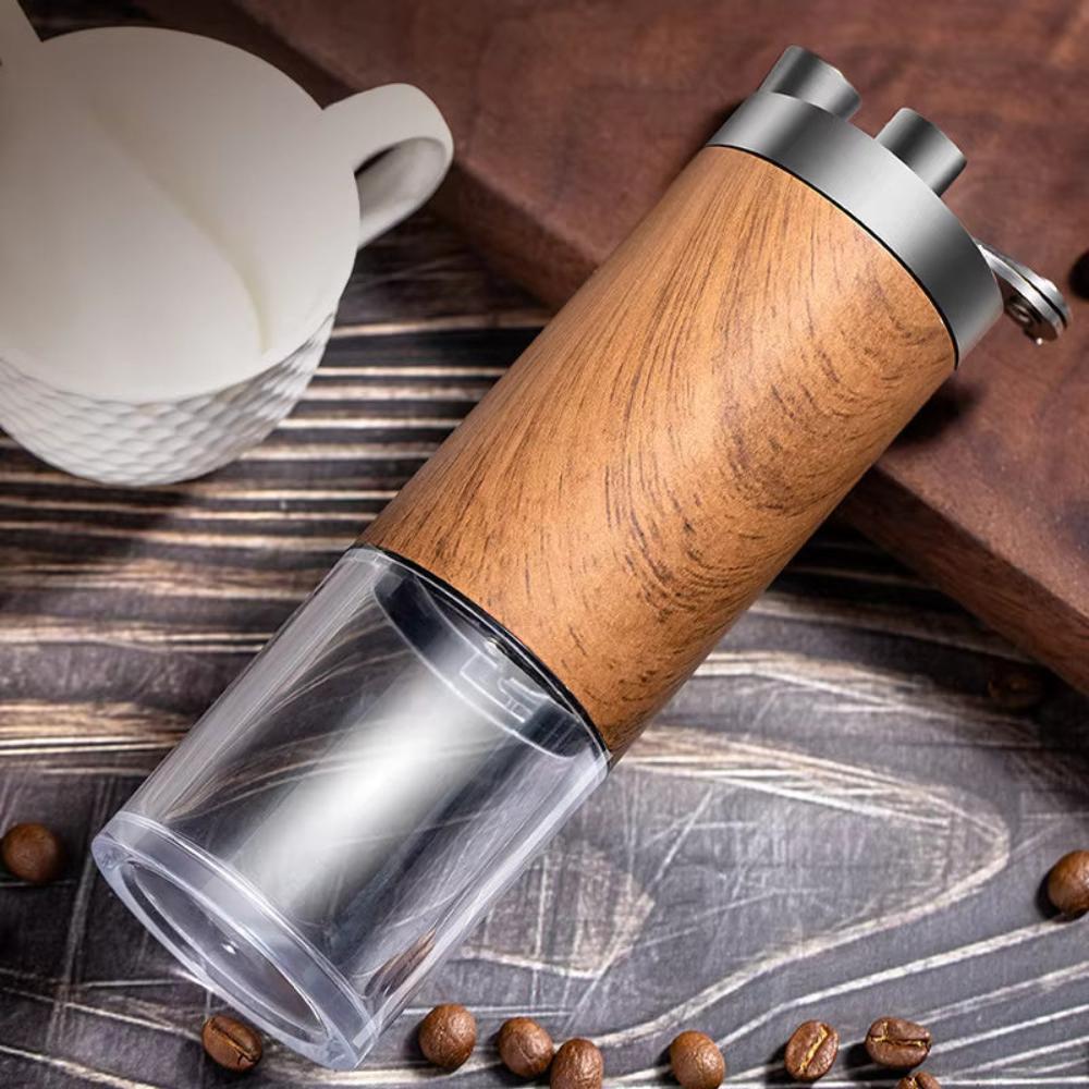 GrindMate – Molino de café portátil de madera para café y especias