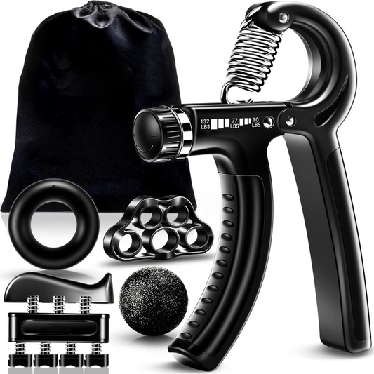 Gripmaster – Ensemble de renforcement de la main réglable pour la force de préhension et l'entraînement des avant-bras