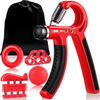 Gripmaster – Set ajustable de fortalecimiento de manos para entrenamiento de fuerza de agarre y antebrazos