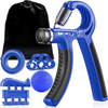 Gripmaster – Set ajustable de fortalecimiento de manos para entrenamiento de fuerza de agarre y antebrazos