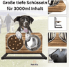 STATION D'ALIMENTATION SNACKHAVEN – Station d'alimentation ergonomique en acier inoxydable pour chiens grands et moyens