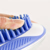 ZORROPET – Brosse de massage 2-en-1 avec distributeur de savon pour un soin relaxant du chien