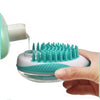 ZORROPET – Brosse de massage 2-en-1 avec distributeur de savon pour un soin relaxant du chien
