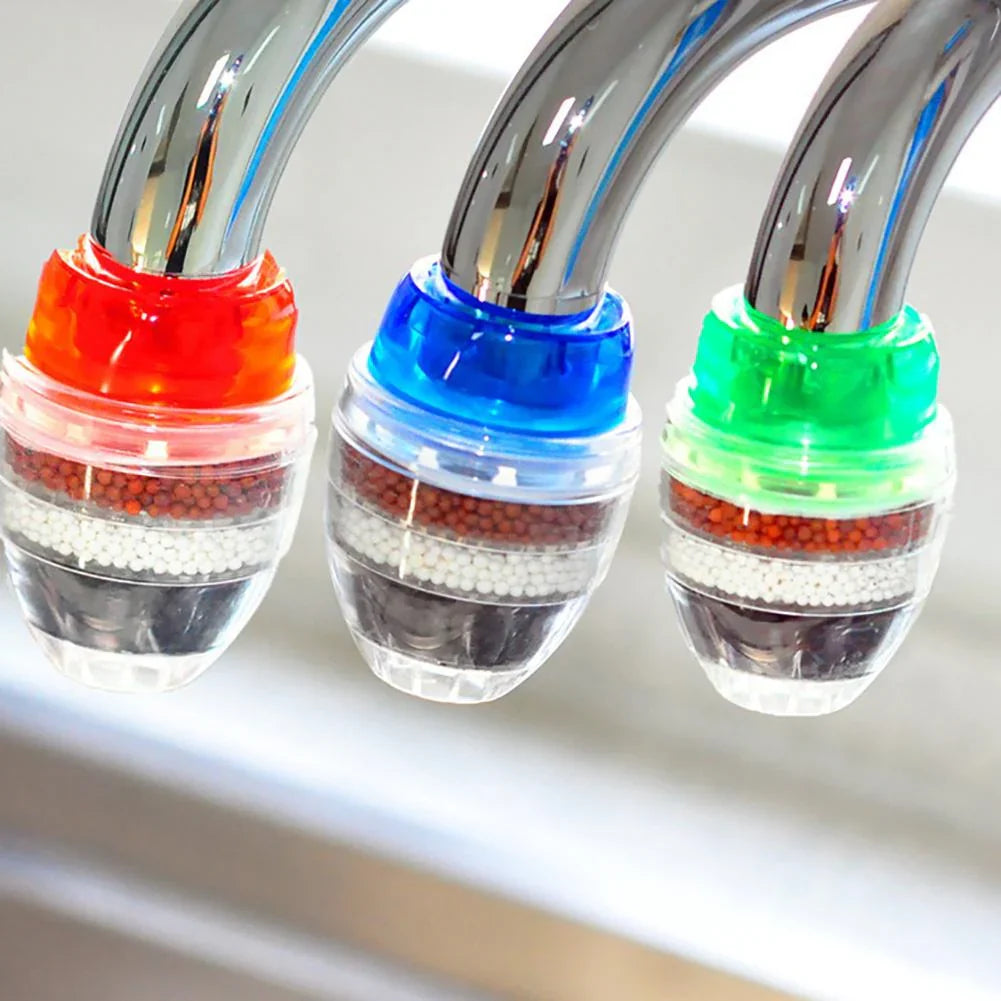 Wasserhahnfilter mit Mineralperlen für sauberes und gefiltertes Leitungswasser
