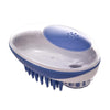 ZORROPET – Brosse de massage 2-en-1 avec distributeur de savon pour un soin relaxant du chien