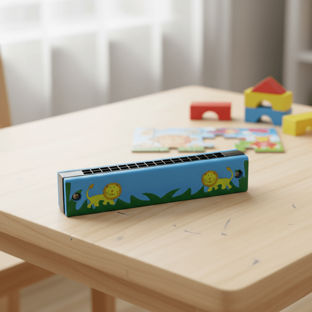 HARMOWOOD – Mundharmonika aus Holz für frühes musikalisches Lernen und spielerische Klangerkundung 0