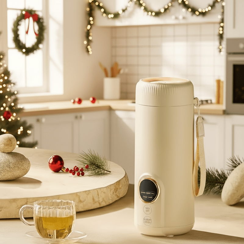 HEATWAVE KETTLE – Tragbarer elektrischer Heizbecher (550 ml) mit Temperaturregelung 0