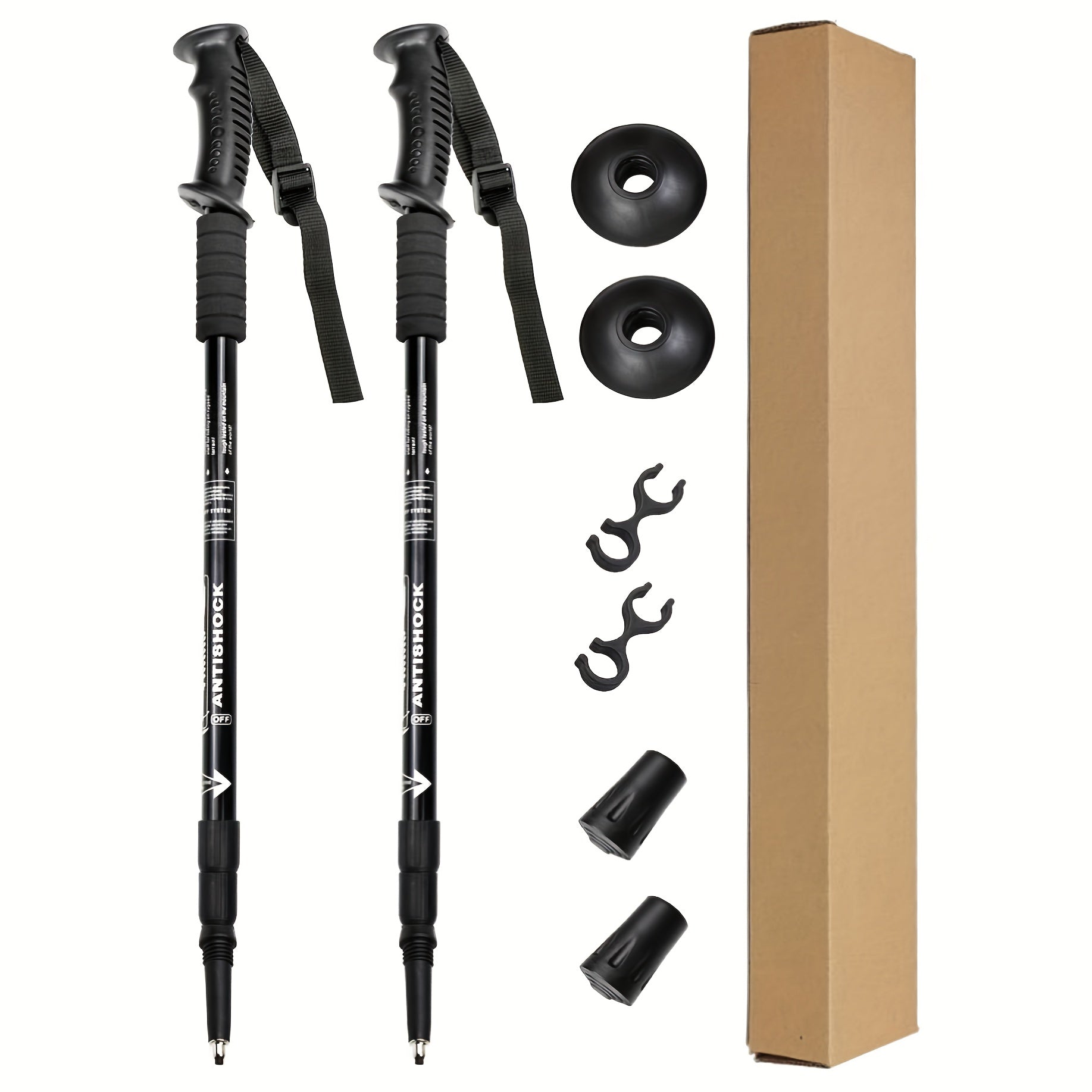 TRAILFLEX – Bastones de trekking ajustables de aluminio para senderismo seguro