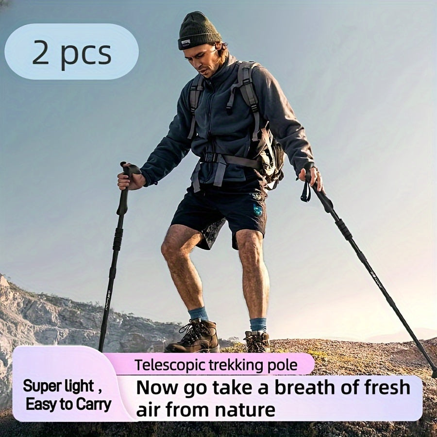 TRAILFLEX – Bastones de trekking ajustables de aluminio para senderismo seguro