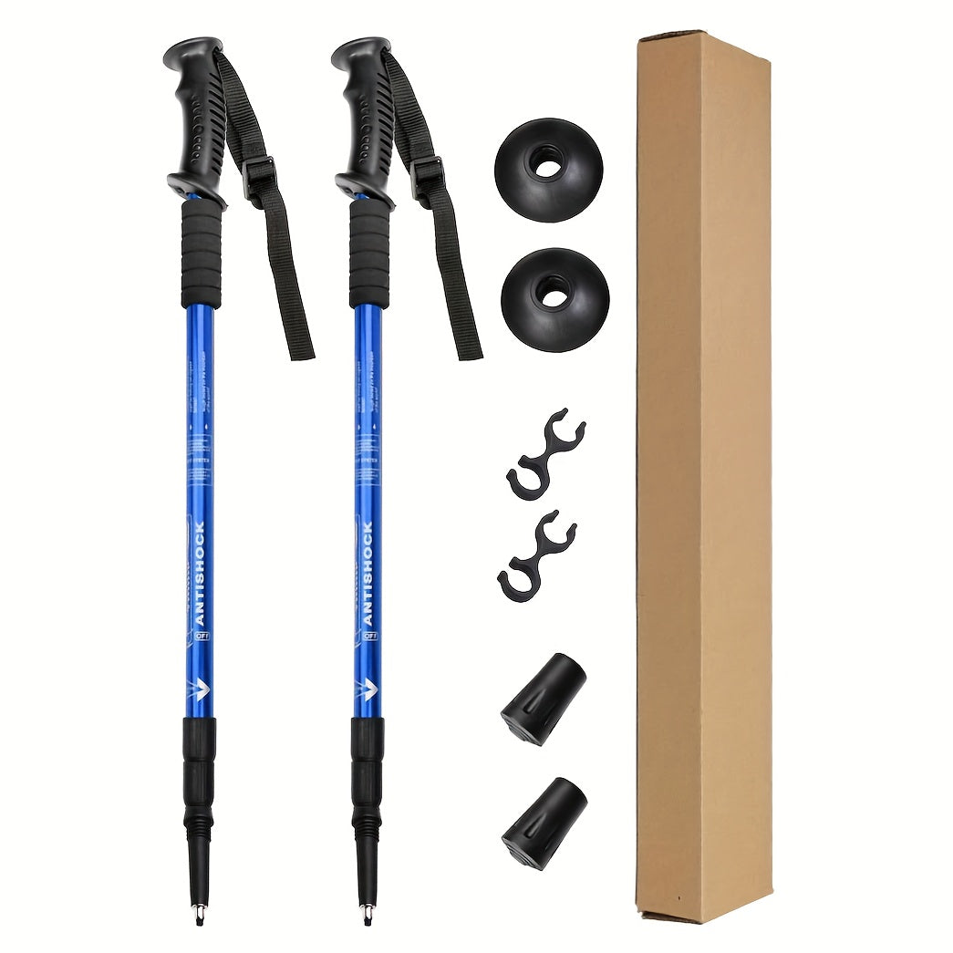 TRAILFLEX – Bastones de trekking ajustables de aluminio para senderismo seguro