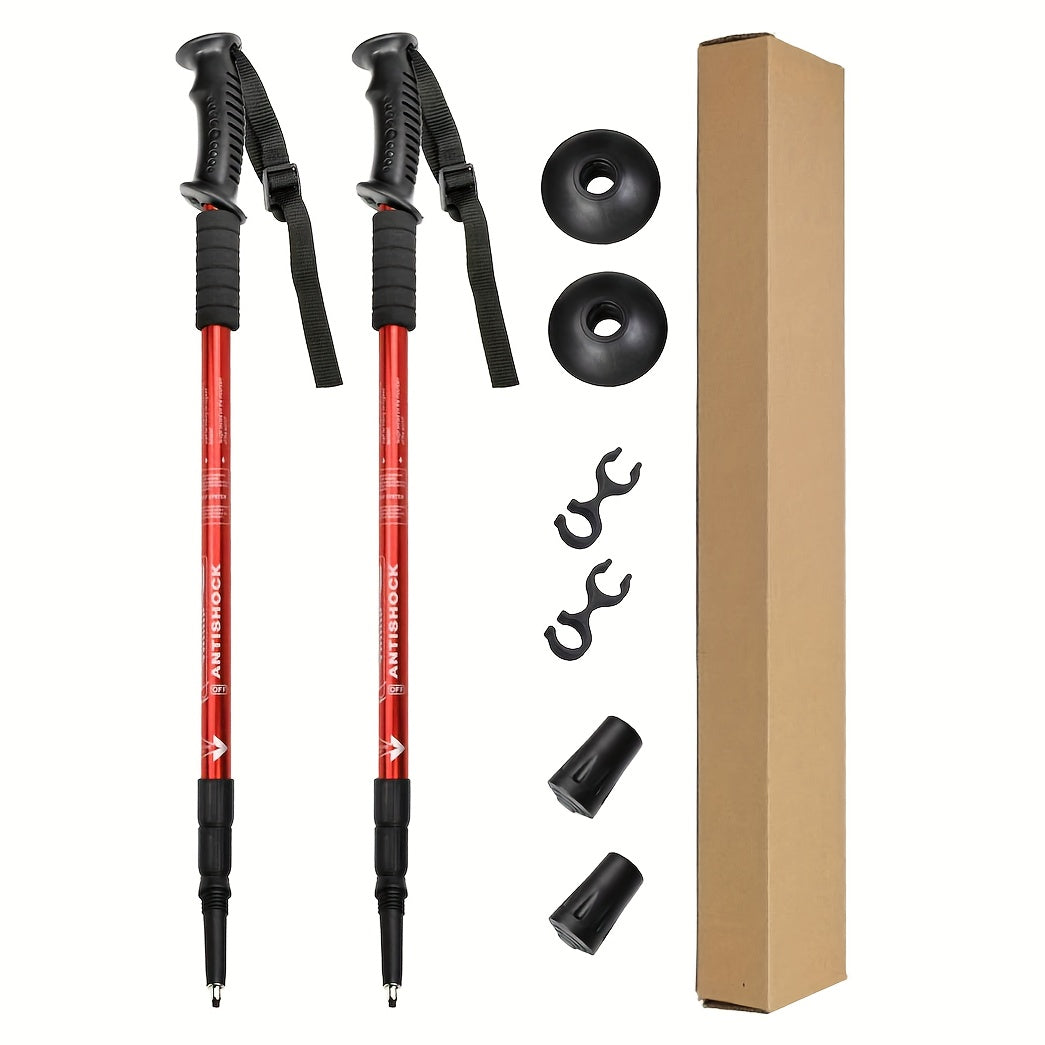 TRAILFLEX – Bastones de trekking ajustables de aluminio para senderismo seguro