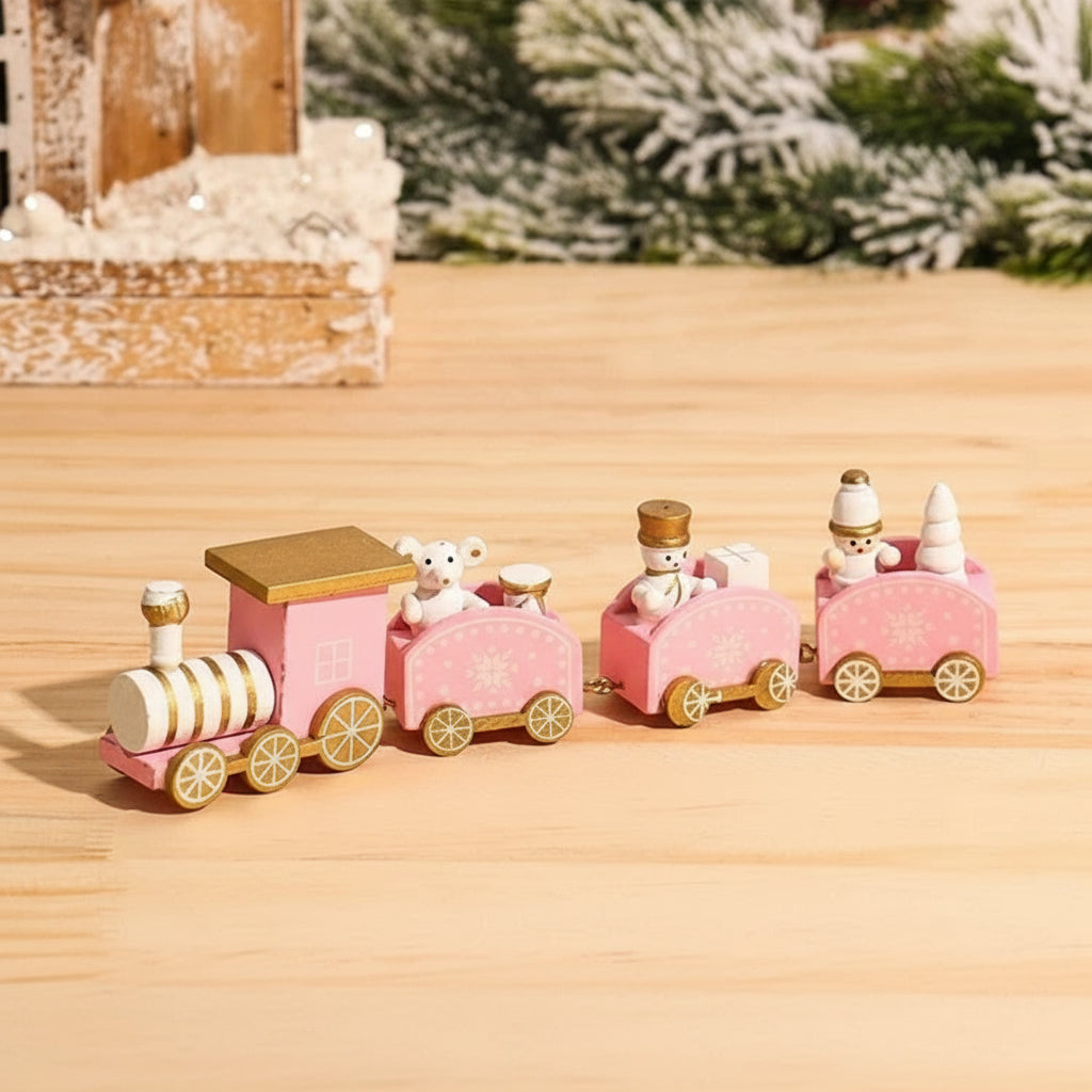 HOLITRAX – Festliche Zug-Weihnachtsdekoration aus Holz und Kunststoff 17