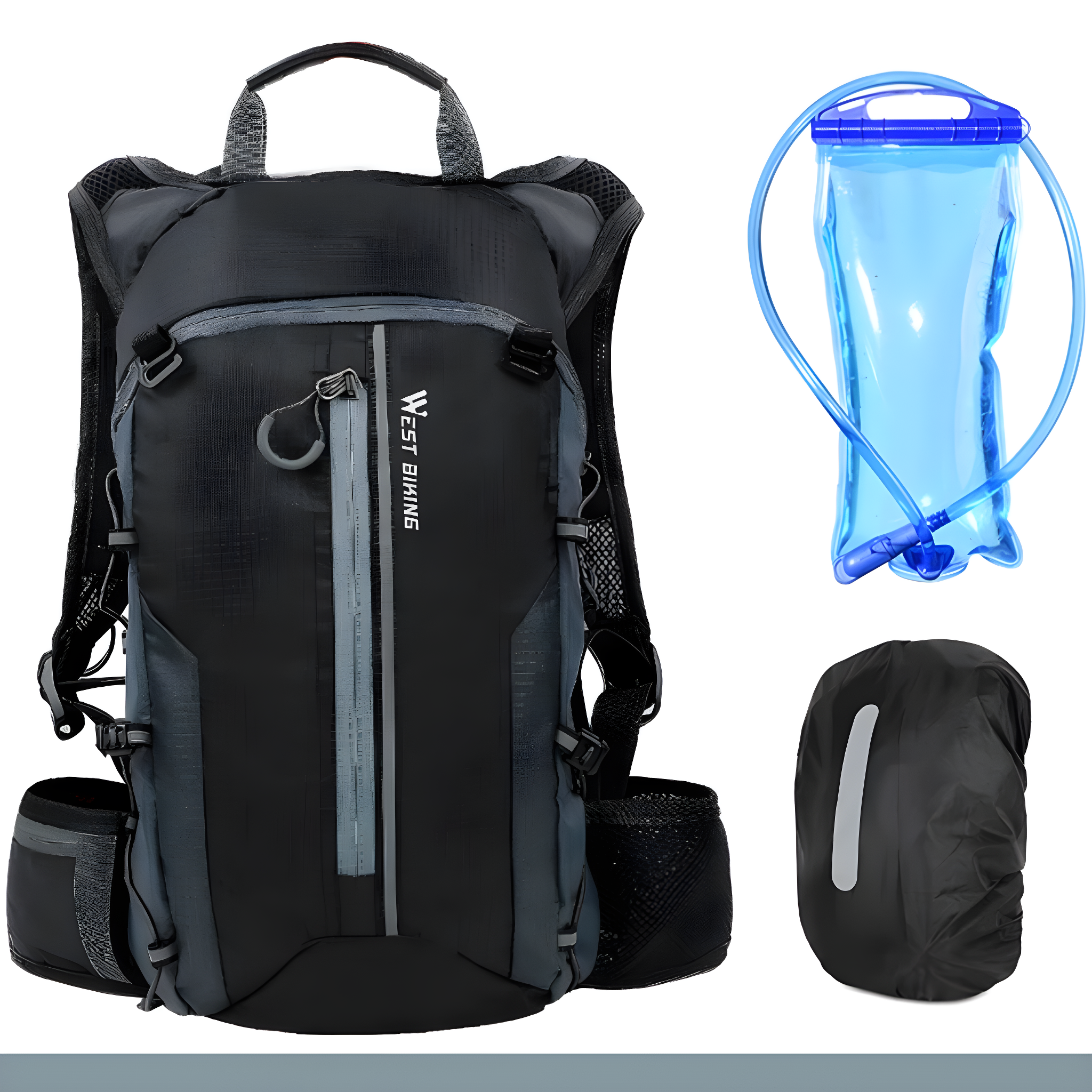 HydroRide – Mochila de hidratación multifuncional con 10 L de volumen y sistema de bebida
