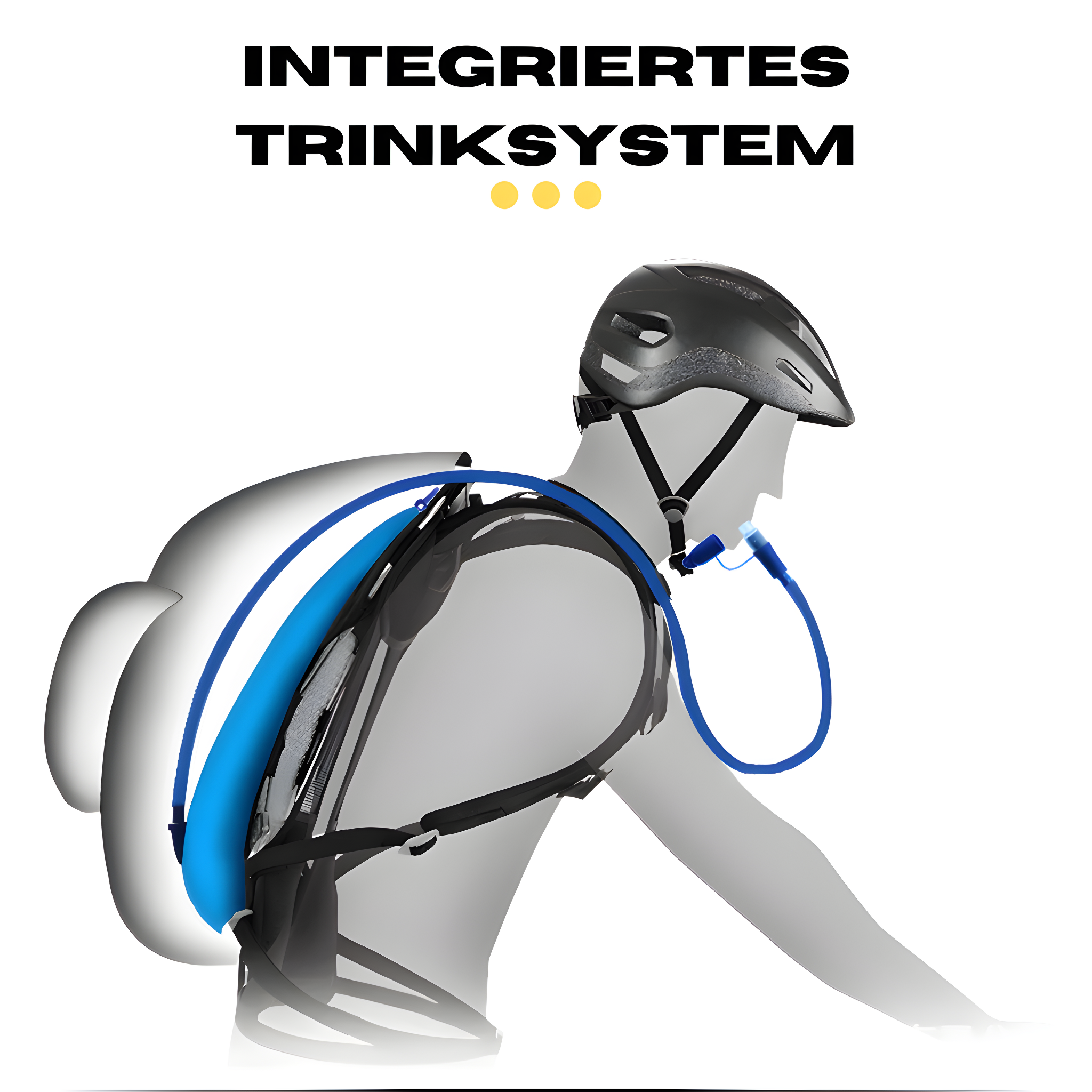 HydroRide – Mochila de hidratación multifuncional con 10 L de volumen y sistema de bebida
