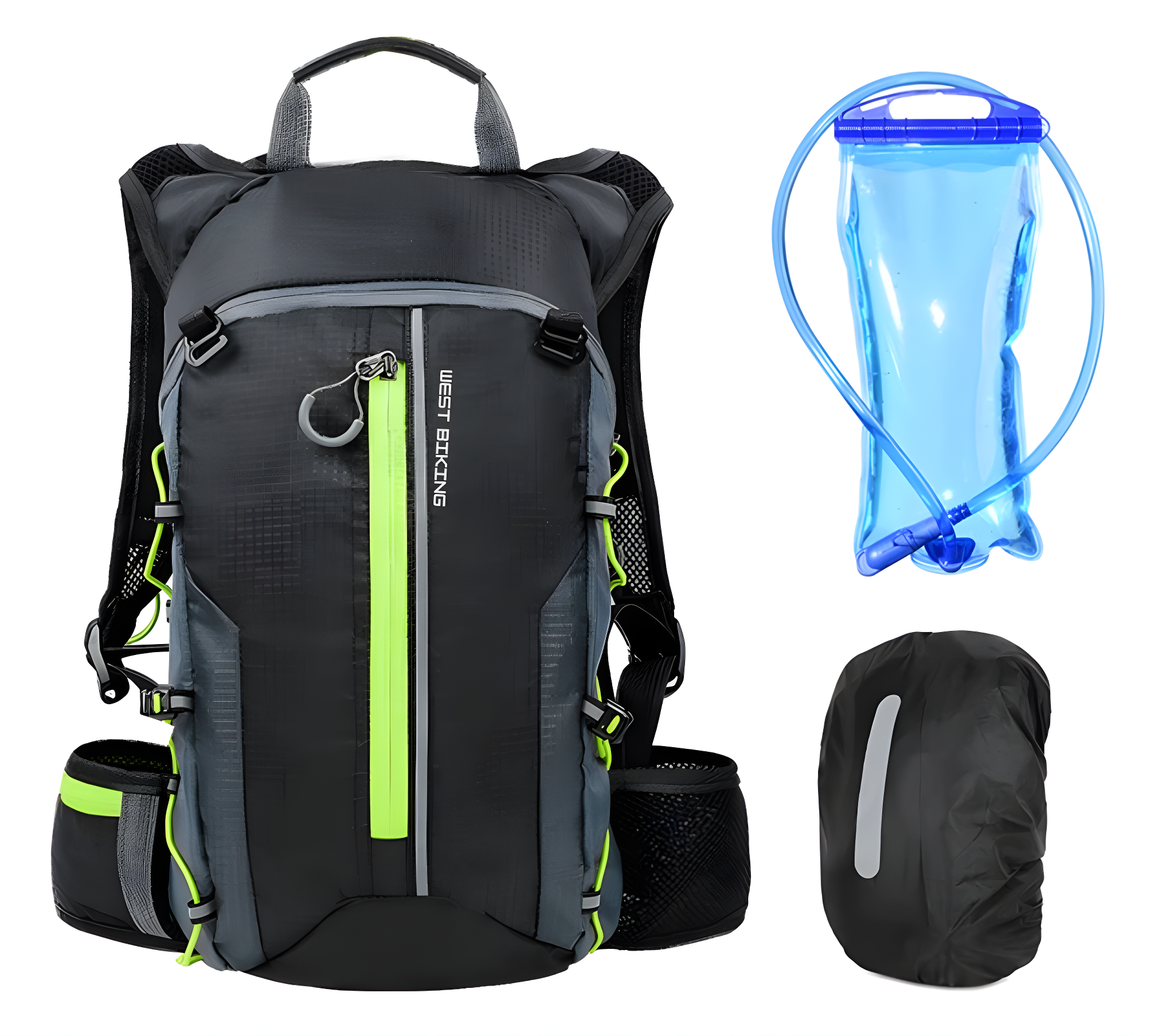 HydroRide – Mochila de hidratación multifuncional con 10 L de volumen y sistema de bebida