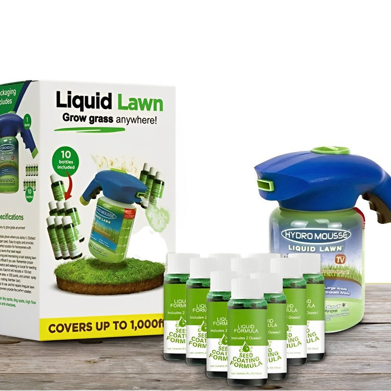 HYDRO MOSS PRO – Mousse idro liquida per prato per una crescita rapida e sana dell'erba
