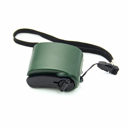 SurvivalCharge – Cargador de emergencia USB portátil con manivela para aventuras al aire libre