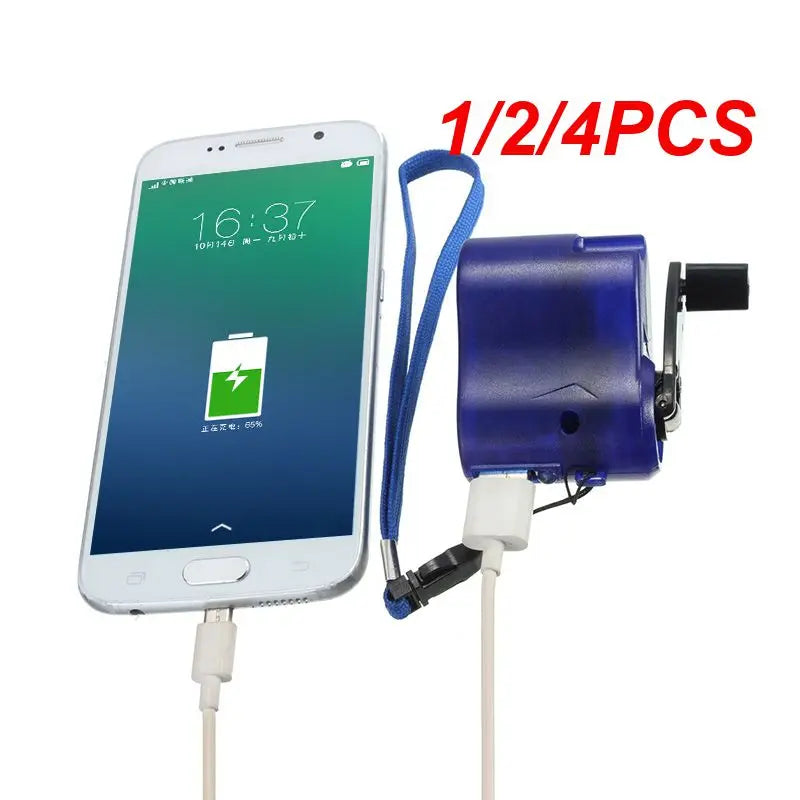 SurvivalCharge – Cargador de emergencia USB portátil con manivela para aventuras al aire libre