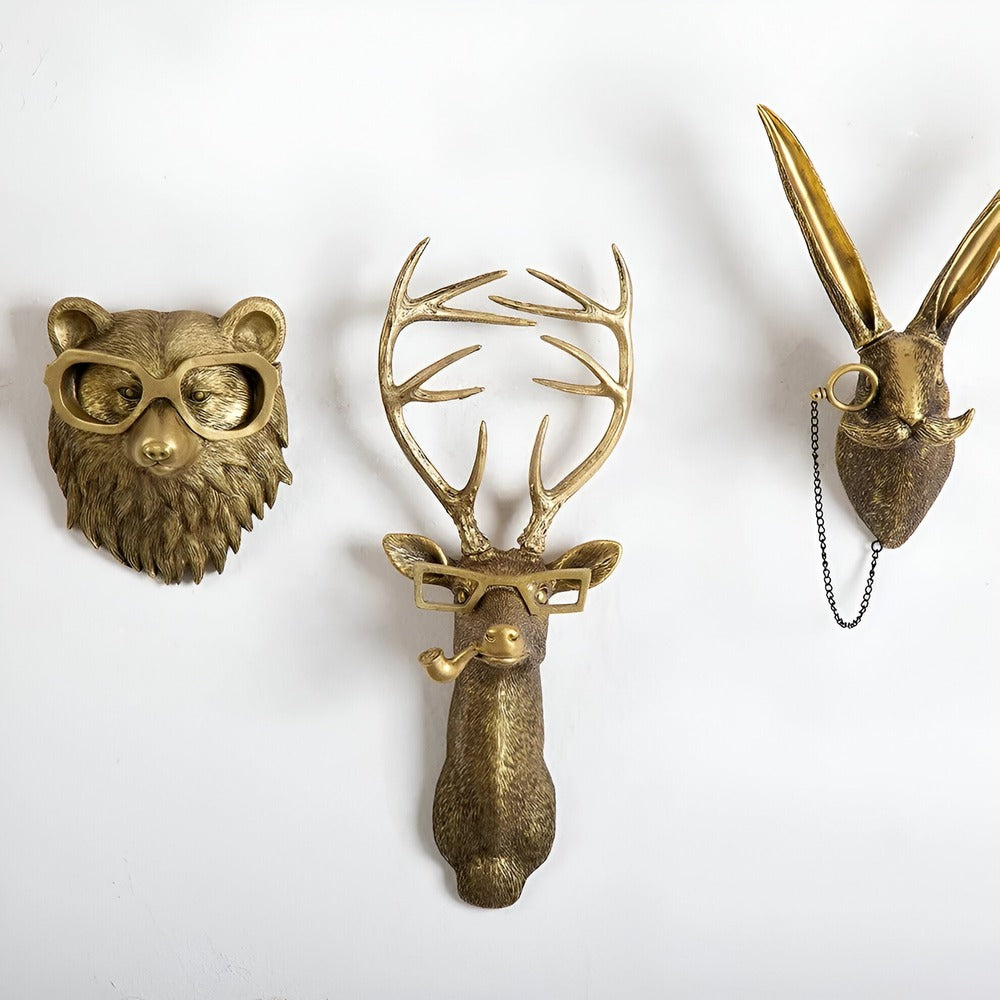 WILDORA WALL HOOKS – Handgefertigte Tierform Wandhaken für stilvolle Aufbewahrung