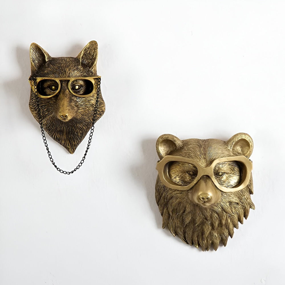 WILDORA WALL HOOKS – Handgefertigte Tierform Wandhaken für stilvolle Aufbewahrung