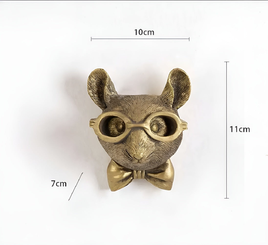 WILDORA WALL HOOKS – Handgefertigte Tierform Wandhaken für stilvolle Aufbewahrung