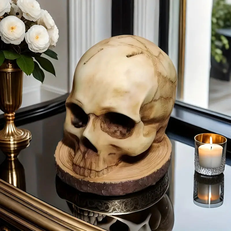 GOTHIC SKULL – Handgefertigter Messerhalter mit Totenkopf-Design