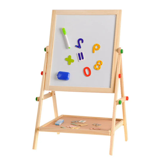 BOARDPRO – Lavagna bianca regolabile e lavagna a gesso per apprendimento creativo