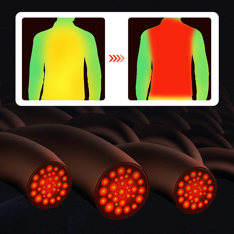HeatShell Chaleco – Chaleco calefactable con 13 zonas de calefacción para días fríos