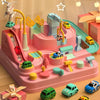 CityAdventure – Monde de jeu urbain interactif avec 4 voitures et un hélicoptère pour enfants dès 3 ans