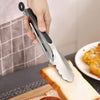 Hochwertige Edelstahl Grillzange mit Ergonomischem Silikongriff - 22,86 cm & 30,48 cm 3