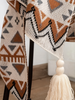 VIVIDLOOM – Coperta in pile boho geometrica