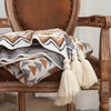 VIVIDLOOM – Coperta in pile boho geometrica