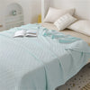 LUMINOFT – Couverture en coton tricotée respirante