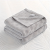 LUMINOFT – Couverture en coton tricotée respirante
