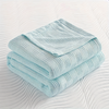 LUMINOFT – Couverture en coton tricotée respirante