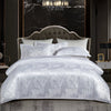 SILKLOFT – Elegant satijnen jacquard beddengoed set