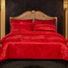 SILKLOFT – Elegant satijnen jacquard beddengoed set