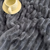 STRIPEPLUSH – Couverture en polaire douce à rayures